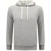 Enos Hoodie effen classic hoodie