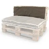Unique living | palletkussen mare | outdoor collectie | donker | 40x120x8cm