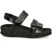 Durea 7416 wijdte H Sandalen | Maat 8 Dames Zwart