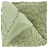 Unique living plaid daaf tea green -150x200cm