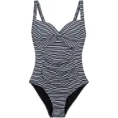 Regatta Dames stripe seersucker tummy control one piece zwempak