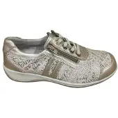 Stuppy 9973-wijdte-h Veterschoenen | Maat 4.5 Dames Beige