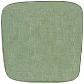 Unique living wickerstoelkussen bliss outdoor forest green -46x47x4cm