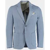 Bos Bright Blue Colbert mylo jersey jacket drop 8 251038my89bo/268 jeans blue