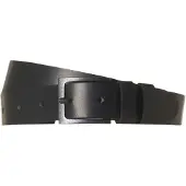 No-excess Belt leather buckle black