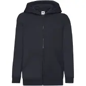 Fruit Of The Loom Kinderen / Kinder Unisex Sweatshirt met capuchon (Donker Marine)
