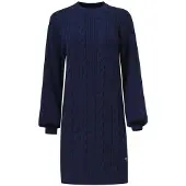 Smashed Lemon Gebreide jurk navy