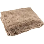 J-Line Blanket polyester taupe
