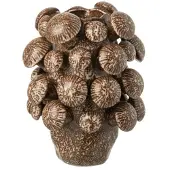 J-Line Vase fungi clay brown small