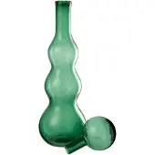 J-Line Bottle + stop carol glass emerald green large