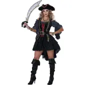 Metamorph Captain Blackbird Piraten Kostuum