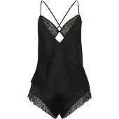 Triumph Korte pyjama 'A Weekend to Remember' zwart