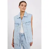 Norr Larisa denim waist coat -