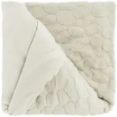 Unique living plaid daaf dove white -150x200cm