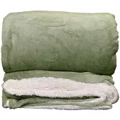 Unique living plaid lars tea green -220x240cm
