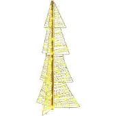 vidaXL Kerstboom 100 LED's Warmwit 120 cm PET