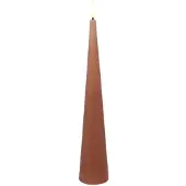 Countryfield LED kegelkaars speelgoed rustiek roze 29,5cm decoratie.