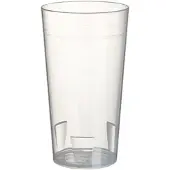 Starpak Herbruikbare drinkbeker - PP – 0.40 l - met vulstreep – stapelrand -onbreekbaar -vaatwasmachinebestendig – doorzichtig set van 10 stuks