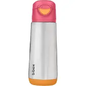 Bbox Thermos-Sportdrinkfles en Waterfles met Sportdop | Kantel en Neem een Slokje | Houdt Drankjes tot 15 Uur Koud, tot 8 Uur Warm | 500 ml