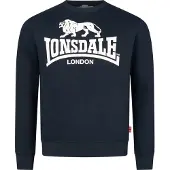 Lonsdale Sweatshirt 'Go Sport' navy / wit