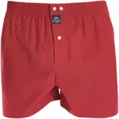 Mc Alson McAlson boxershort effen rood katoen