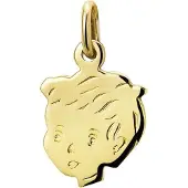 Marie-Celeste Marie Celeste hanger jongen 15 x 11 mm - Goud