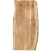 vidaXL Tafelblad 118x(50-60)x2,5 cm massief acaciahout