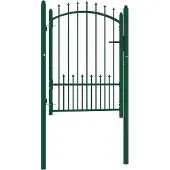 vidaXL Hekpoort EMMEN met stalen pinnen 104x109,5 cm groen