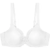Triumph Niet voorgevormde bh Modern Lace+Cotton | Maat: 95B | Kleur: Wit
