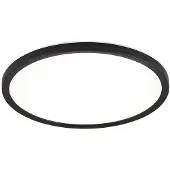 123inkt 123led plafondlamp | Ø 30 cm | 3000-4000-6000K | 2160 lumen | Zwart (18W)