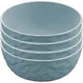 Koziol Club kom Ø16,2 cm 4-pack Nature flower blue