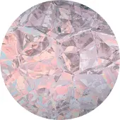 Komar Vliesbehang Zelfklevend vlies - Glossy Crystals - Afmeting 125 x 125 cm (1 stuk)