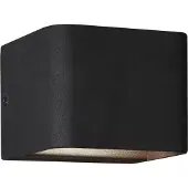 TRIO Wandlamp Melvin zwart 11cm
