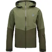 Black Diamond - Ski jassen - M Recon Stretch Shell Tundra Dark Moss voor Unisex van Nylon - Maat S - Groen