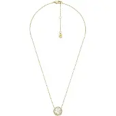 Fossil Ketting goud / transparant / wit