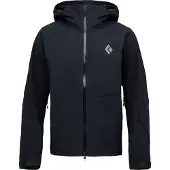 Black Diamond - Ski jassen - M Recon Stretch Shell Black voor Unisex van Nylon - Maat M - Zwart