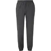 Fruit Of The Loom Heren Elastische Manchet Trainingsbroek / Joggingbroek (Donker Heater)
