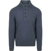 Barbour Half zip trui blauw