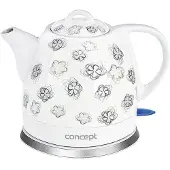Concept Model RK0010, 0,8 liter, 1000 watt, wit, keramisch, waterniveau-indicator