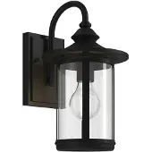LINDBY Buitenverlichting , Zayn, dimbare, Zwart, Balkon, Metaal, Antiek