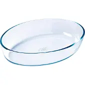 Pyrex - Iconic's Ovenschaal Ovaal 4,2 liter - Transparant - Borosilicaatglas