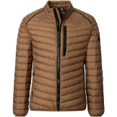 Casamoda tussenjas bruin puffer borstzak effen