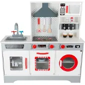 Small Foot Design - Houten Speelkeuken met Wasmachine, 12dlg.