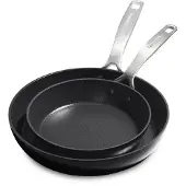 Greenpan Pannenset Copenhagen Met Keramische Antikleeflaag 20 cm & 28 cm (2-delig)