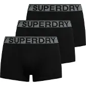 Superdry Boxershorts grijs / zwart