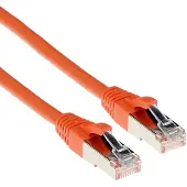 ACT FB7151 LSZH SFTP CAT6A Patchkabel Snagless Oranje - 1,5 meter