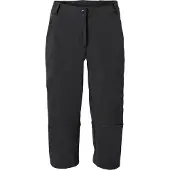 Vaude - Women's Yaras 3/4 Pants - Fietsbroek 40, zwart