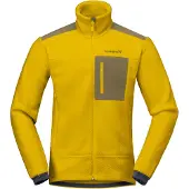 Norrøna - Trollveggen Warm3 Jacket - Fleecevest S, geel