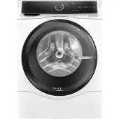 Bosch Serie 8 WNC254A40, Voorlader, Vrijstaand, Wit, Links, Zwart, Touch