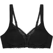 Triumph Niet voorgevormde bh Modern Lace+Cotton | Maat: 75A | Kleur: Black